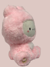 These cuddly Pastel Hooded Animal Plushies are perfect for snuggling at bedtime. Dressed in their soft pastel animal character onesies, they are great for display or for some cozy playtime. Their feet feature individually embroidered shapes making them even cuter with adorable attention to detail! Collect them all or give them as the most adorable gifts!